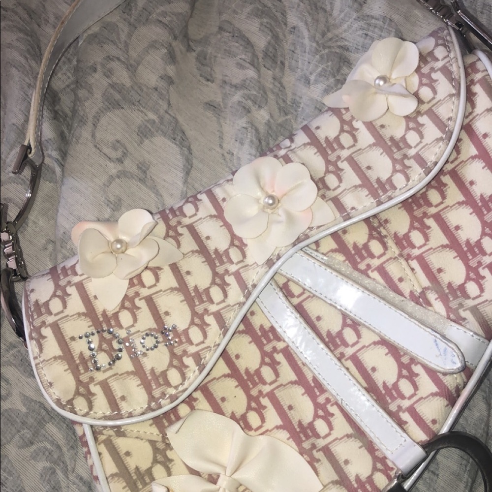 DIOR VINTAGE OBLIQUE SADDLEBAG